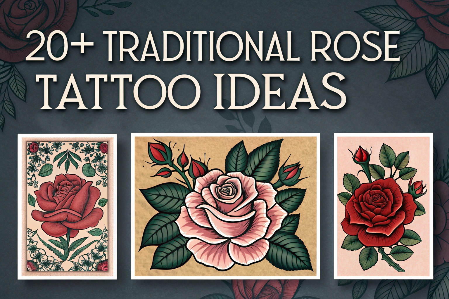 Traditional Rose Tattoo Ideas