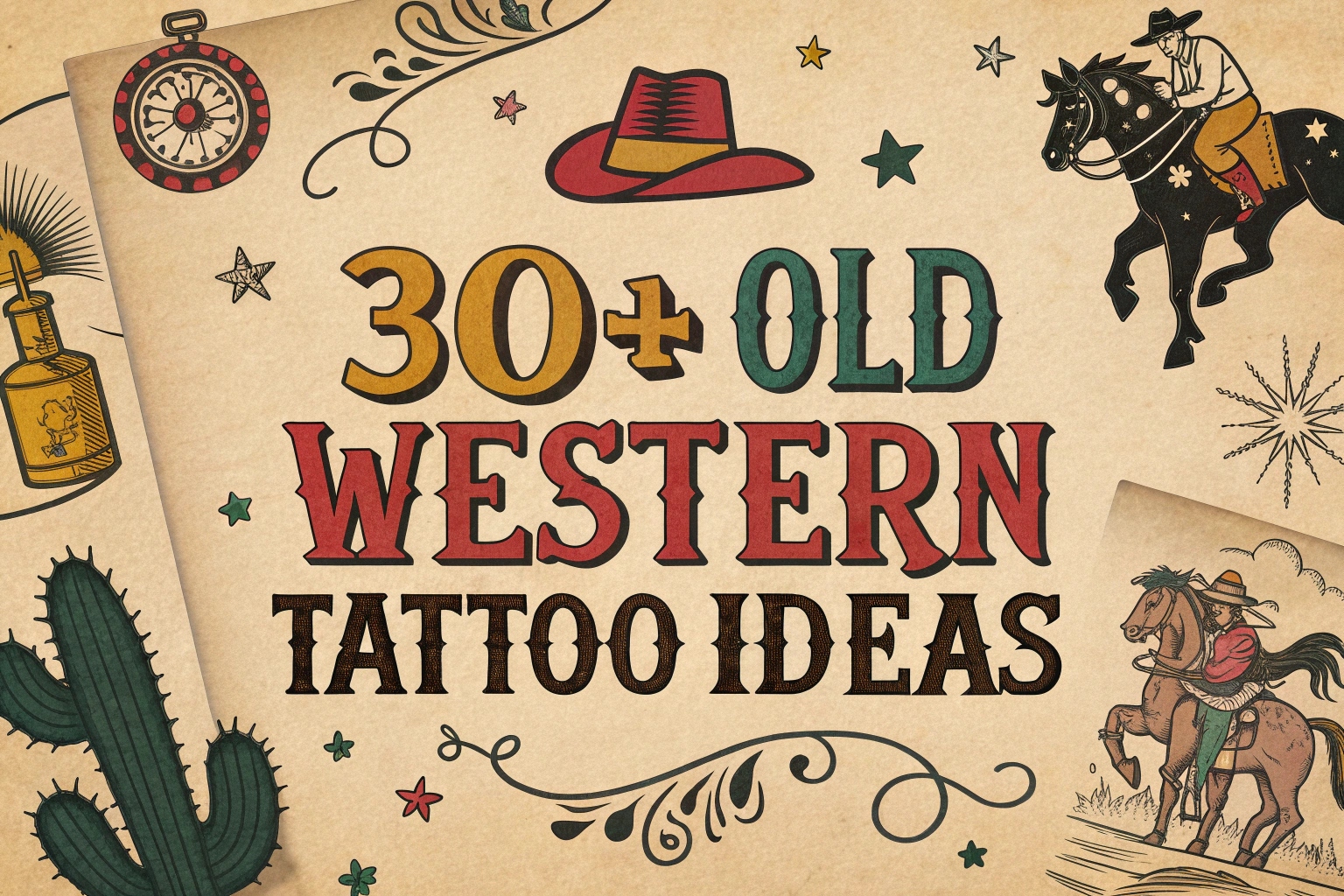 Old Western Tattoo Ideas