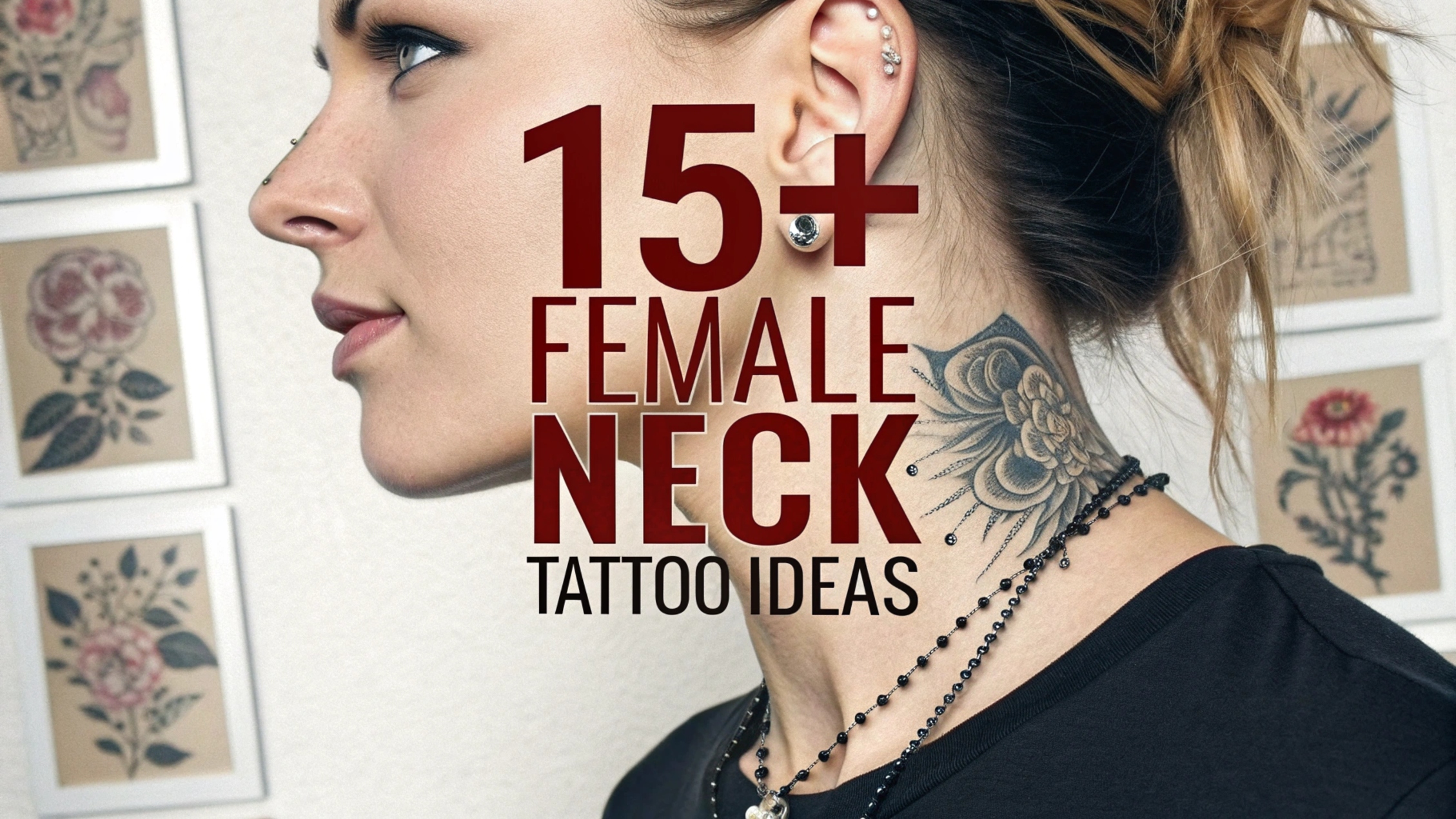 Female Neck Tattoo Ideas