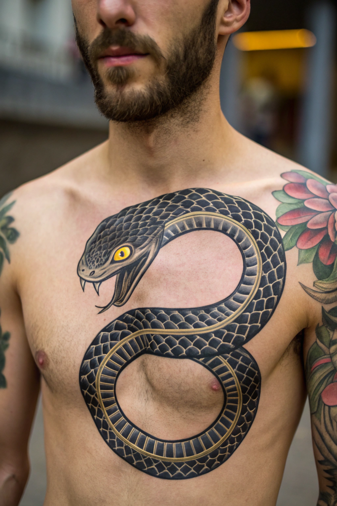 Snake Tattoos Ideas: Ouroboros Infinity Snake