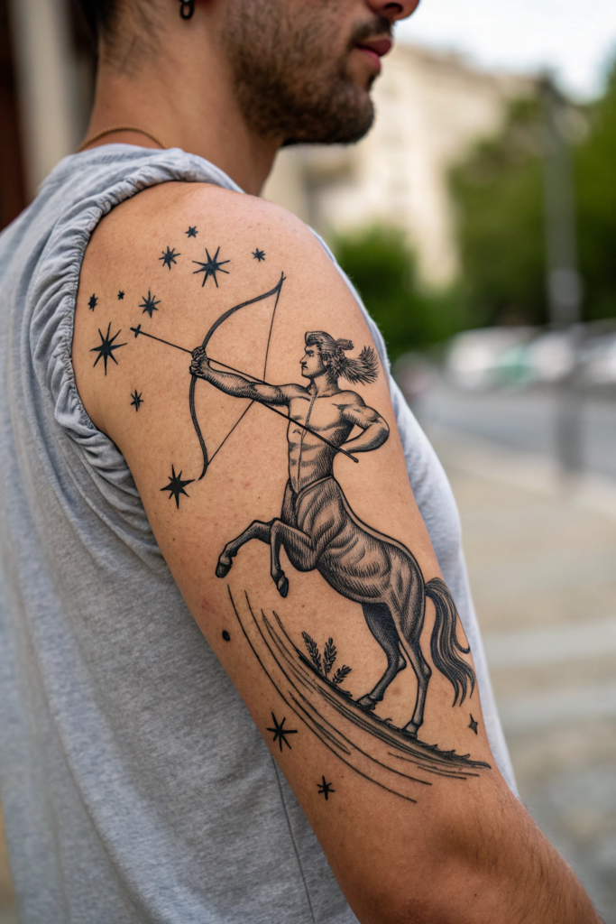 arm tattoo lettering ideas: "Ink of the Infinite" in Fractal Geometry Font