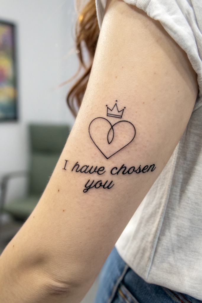 Bible Verse tattoo Ideas: "I Have Chosen You" – John 15:16