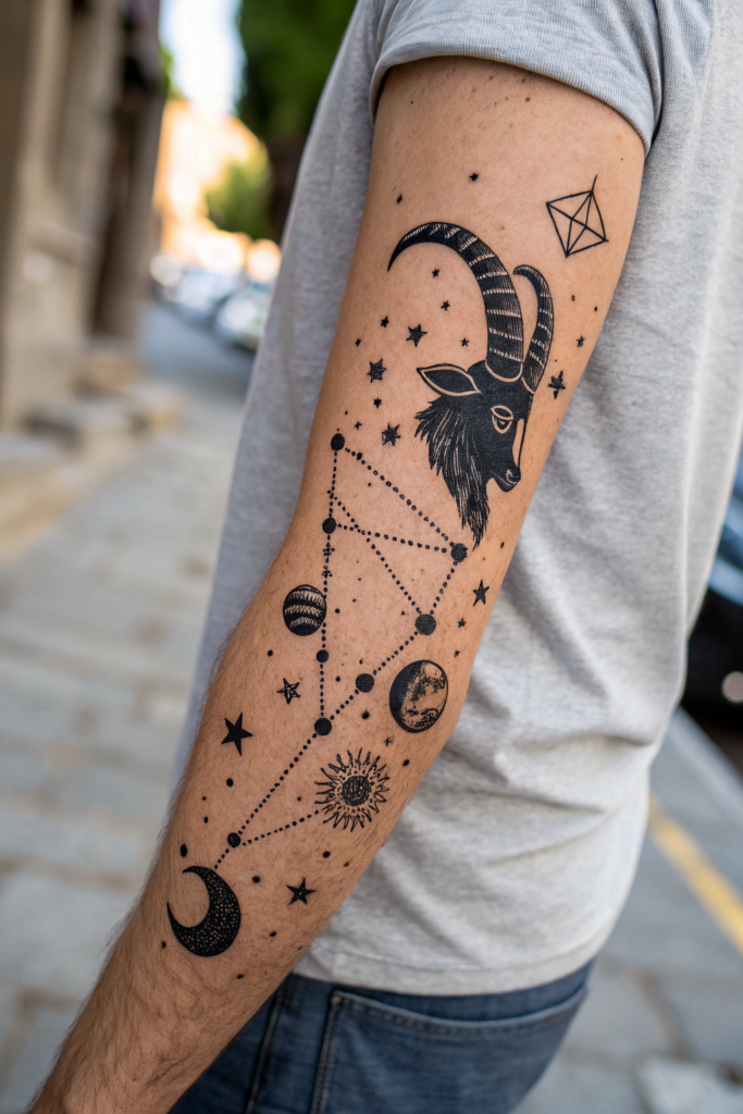 arm tattoo lettering ideas: "Phoenix Feathers" in Ashen, Reborn Typography