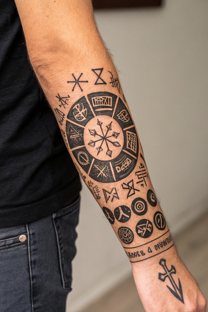 Hand Tattoo Ideas for Men: Ancient Viking Runes