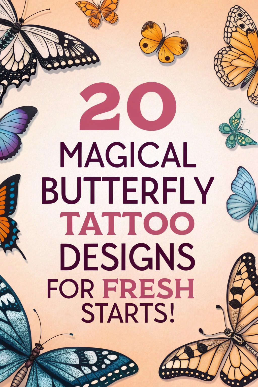 Image showcasing butterfly tattoo magic fresh starts