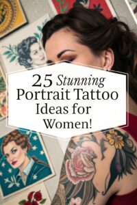 2025's Hottest Portrait Tattoos for Women!