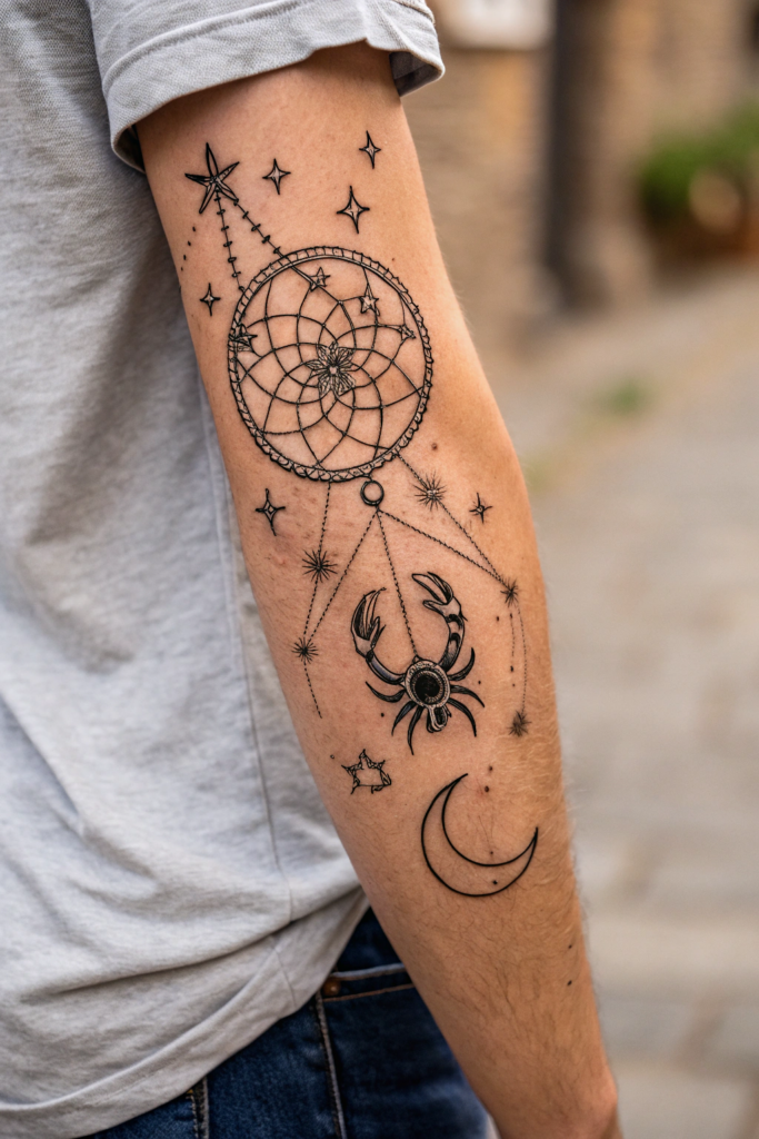 Zodiac Tattoo: Zodiac Sign as a Surrealist Art Piece