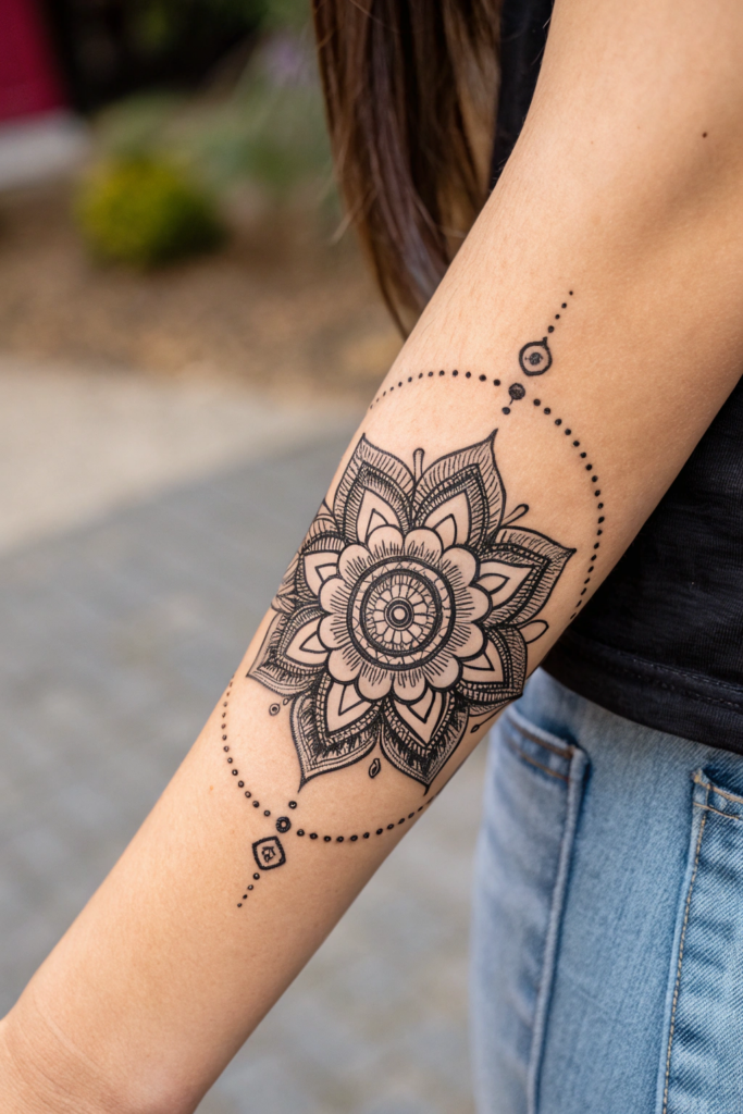 Wrist Tattoos for Women Ideas: 8. Intricate Mandala