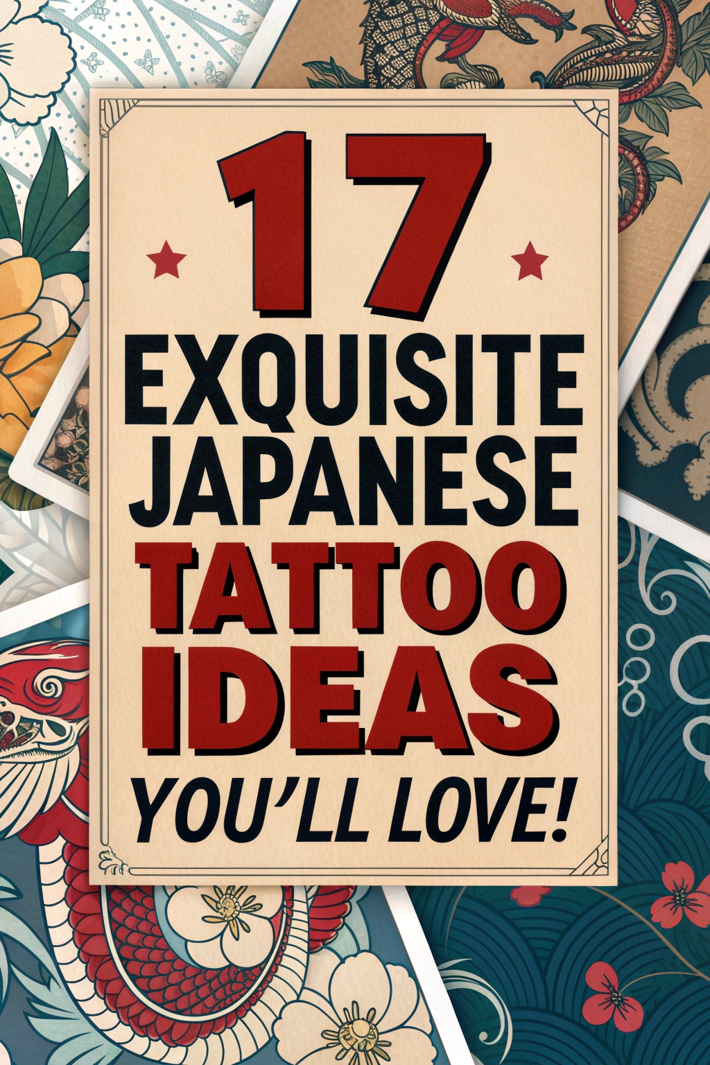 Image compilation of mind-blowing Japanese tattoos