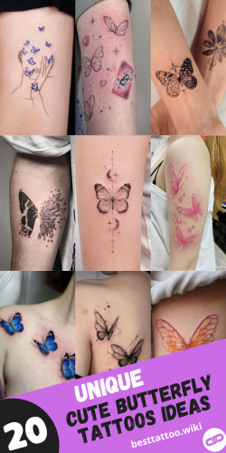 Discover 20 Cute Butterfly Tattoo Ideas for 2025: Inspiring Designs for Elegant Body Art