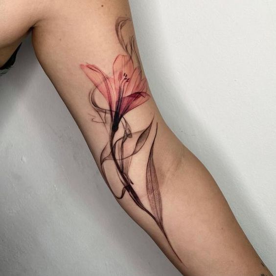 24 Lily Flower Tattoos Ideas: stunning designs and Symbolism