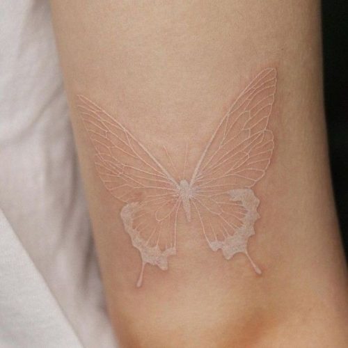 15 White butterfly Tattoo Ideas for 2025: Embracing Elegance and Meaning