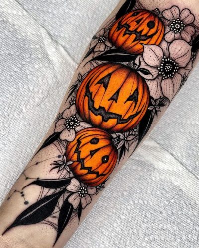 Discover 20 Spellbinding Jack o’ Lantern Tattoo Ideas for a Bewitching 2025 – Embrace the Halloween Spirit