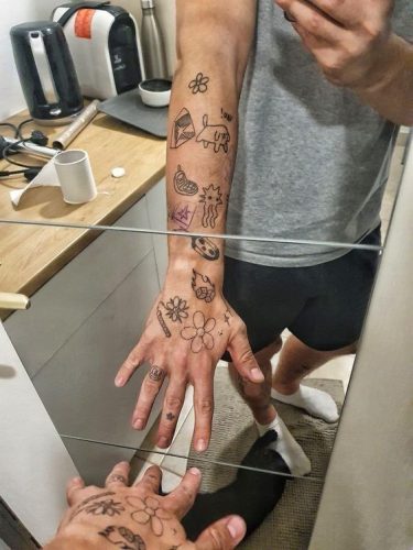 Explore 22 Unique Small Doodle Tattoo Ideas for Women and Men – Perfect for 2025