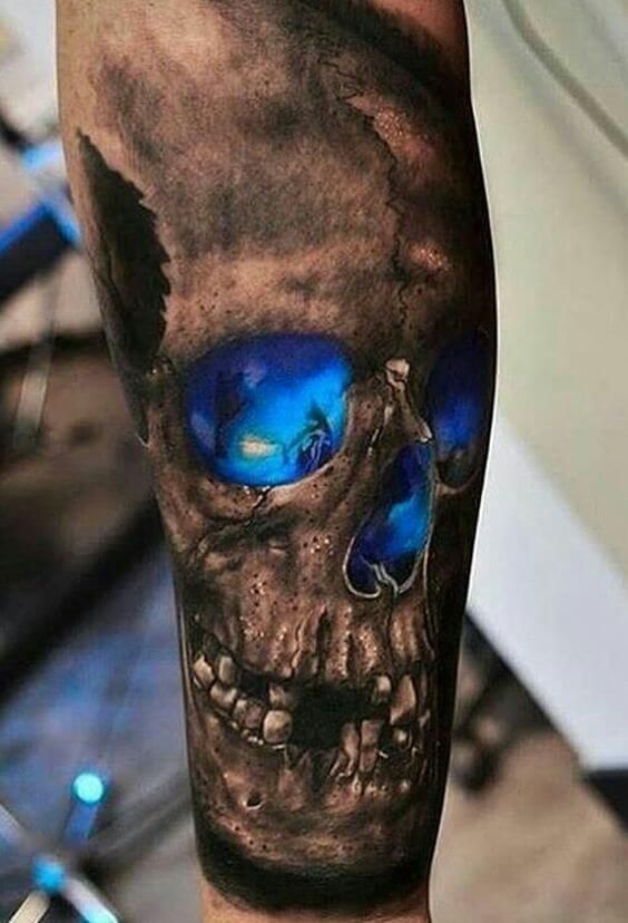 Explore 18 Realistic Skull Tattoos for Men & Women – Top Design Ideas & Stencil Art 2025