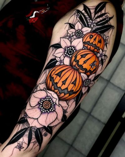 Discover 20 Spellbinding Jack o’ Lantern Tattoo Ideas for a Bewitching 2025 – Embrace the Halloween Spirit
