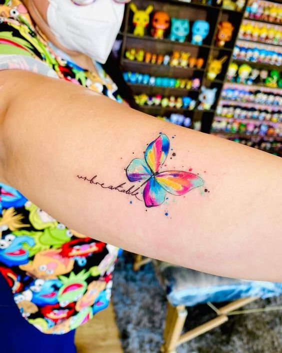 Explore 25 unique Watercolor Butterfly Tattoo Ideas for 2025: Stunning Designs for women – arm, Back, and Hand styles