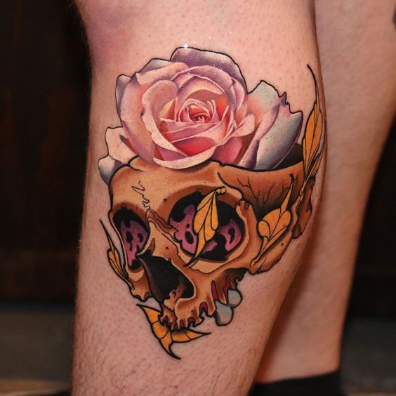 Explore 18 Realistic Skull tattoos for Men & Women – Top Design Ideas & Stencil art 2025