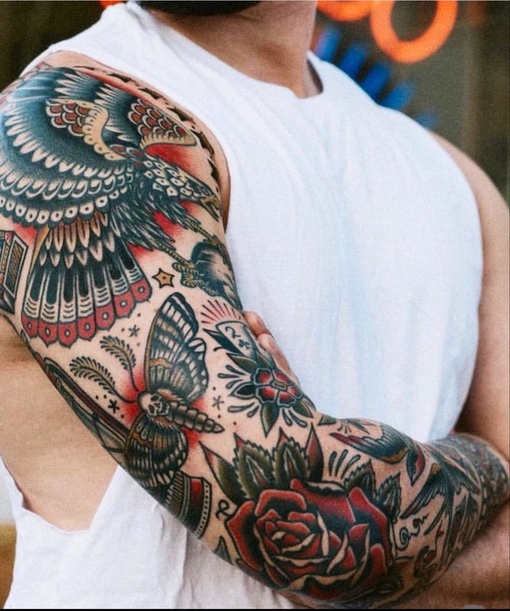 17 Unique American traditional tattoo Ideas: Bold designs with Tigers, Eagles, Flowers, and More