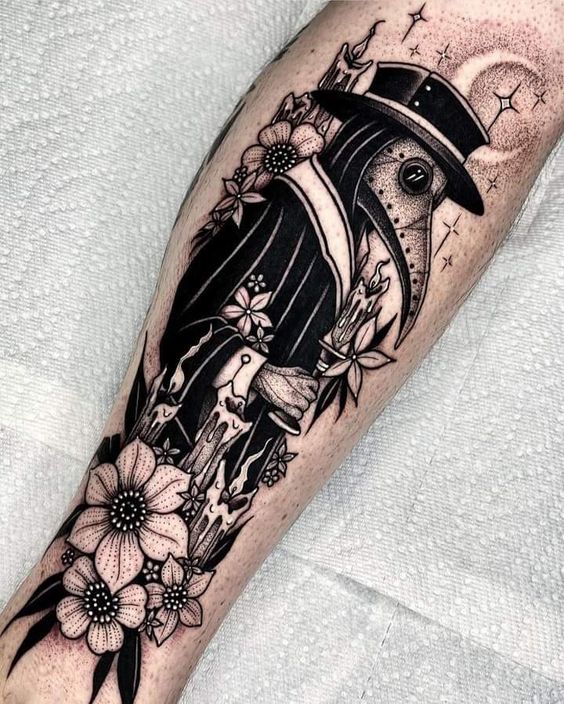 25 Scary Tattoo Ideas for Men and women: Perfect Dark Art Sleeve and Arm tattoo ideas