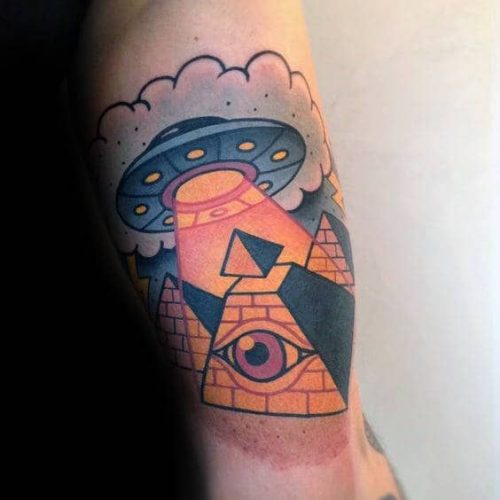 Explore 20 Striking UFO Tattoo Designs – From Minimalist to Vibrant, Ideas for 2025