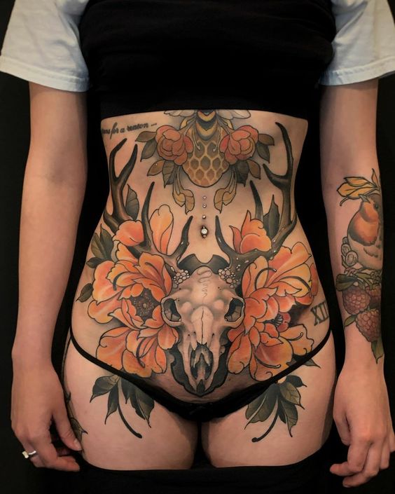 Explore 18 Realistic Skull Tattoos for Men & Women – Top Design Ideas & Stencil art 2025