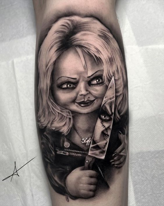 25 Scary Tattoo Ideas for Men and Women: Perfect dark Art Sleeve and Arm Tattoo Ideas