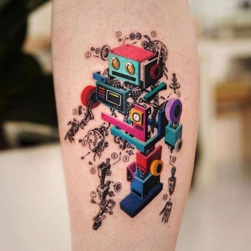 Explore 20 Unique robot Tattoo Ideas for 2025: From Futuristic Samurai to Colorful Mechanical Art