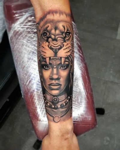 Discover 18 African Queen tattoo Designs for Empowered women in 2025