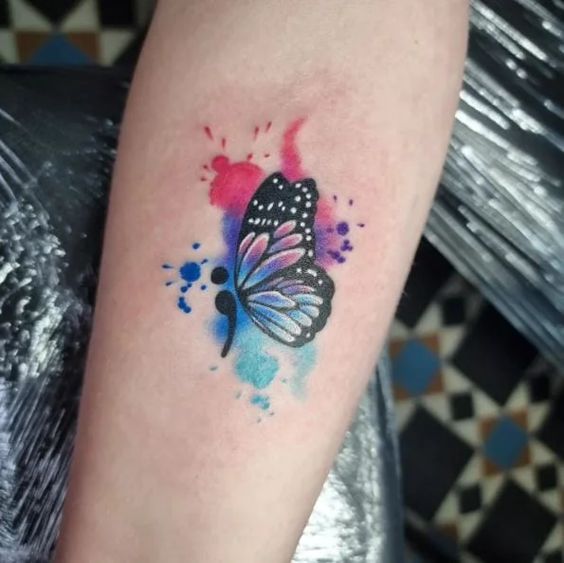 Explore 25 Unique Watercolor butterfly Tattoo Ideas for 2025: Stunning Designs for Women – Arm, Back, and Hand Styles