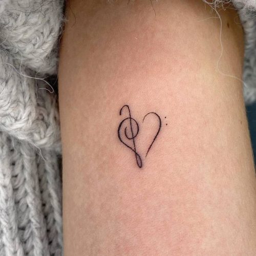 unique Treble⁢ Clef​ Tattoo Ideas 2025: Discover‍ Designs for Music Lovers’ Ankles, Wrists & More!