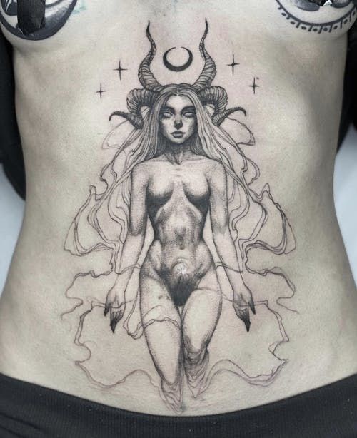 Explore 26 Lilith Tattoo Ideas for 2025: Dark Aesthetic, Black Moon Symbols, Realistic & Blackwork Designs