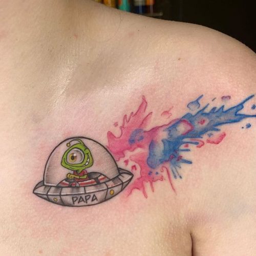 Explore 20 Striking UFO Tattoo Designs – from Minimalist to Vibrant,Ideas for 2025