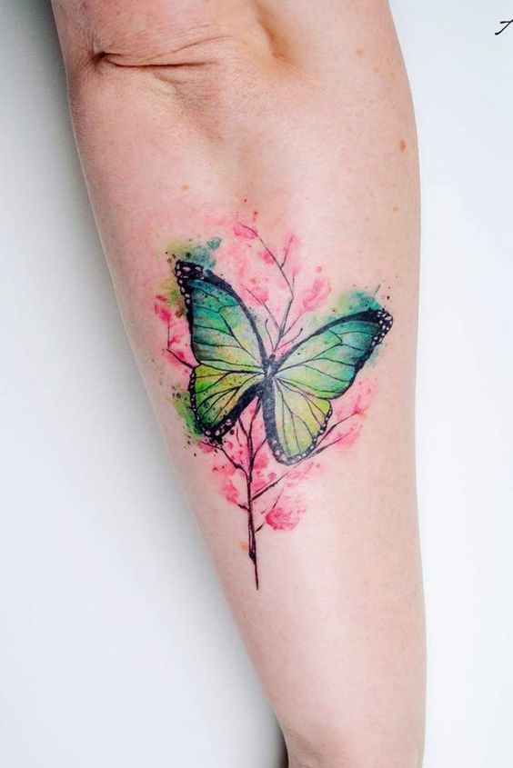 Explore 25 unique Watercolor butterfly Tattoo Ideas for 2025: Stunning Designs for Women – Arm,Back,and Hand Styles