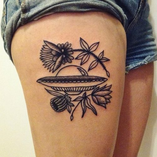 Explore 20 Striking UFO Tattoo Designs – From Minimalist to Vibrant, Ideas for 2025