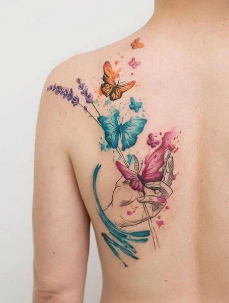 Explore 25 Unique Watercolor Butterfly Tattoo ideas for 2025: Stunning Designs for Women – Arm, Back, and Hand Styles