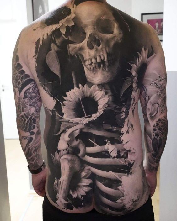 Explore 18 Realistic Skull Tattoos for men & Women – Top Design Ideas & Stencil Art 2025