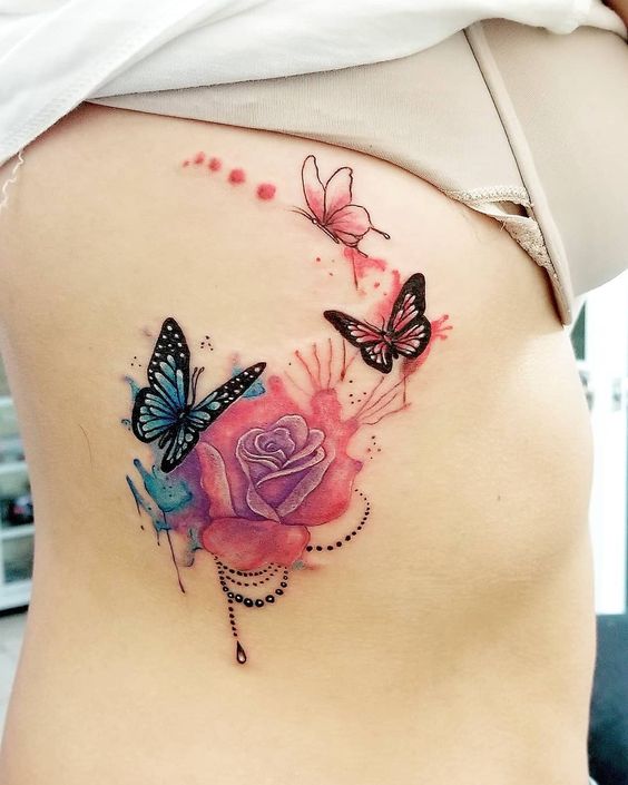 Explore 25 Unique watercolor Butterfly Tattoo Ideas for 2025: Stunning Designs for Women – Arm,Back,and hand Styles