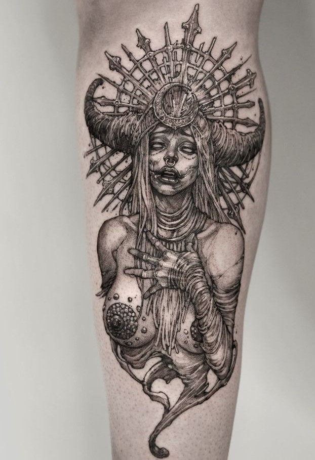 Explore 26 Lilith Tattoo Ideas for 2025: Dark Aesthetic, Black Moon Symbols, Realistic & Blackwork Designs