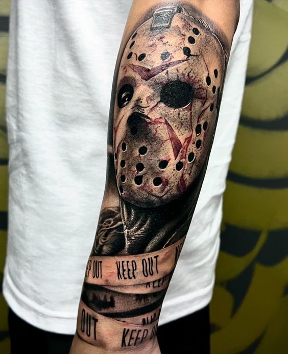 25 Scary Tattoo Ideas for Men and Women: Perfect dark Art Sleeve and Arm tattoo Ideas