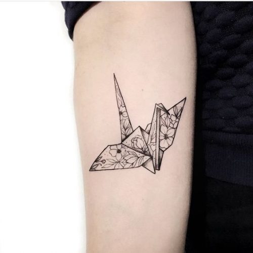 Explore the Art of Paper Folding with 18 unique Origami Tattoo Ideas for 2025 – Creative and Colorful