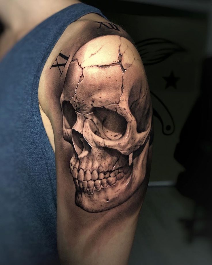 Explore 18 Realistic Skull tattoos for Men & Women – top Design ideas & Stencil Art 2025
