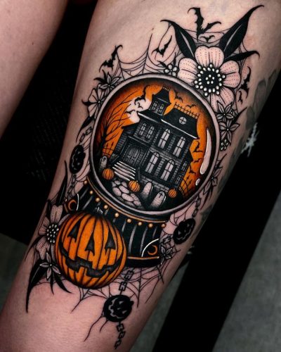 Discover 20 Spellbinding Jack o’ Lantern Tattoo Ideas for a bewitching 2025 – Embrace the Halloween Spirit