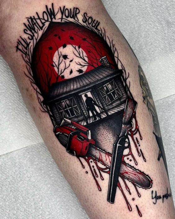 25 Scary tattoo Ideas for Men and Women: perfect Dark Art Sleeve and Arm Tattoo Ideas