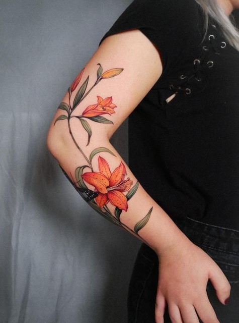 24 Lily Flower Tattoos Ideas: Stunning Designs and symbolism