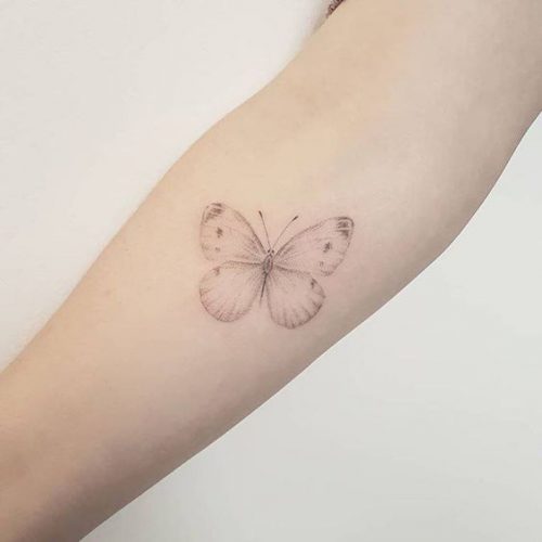 15 White butterfly Tattoo Ideas for 2025: Embracing Elegance and Meaning