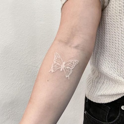 15 White Butterfly tattoo Ideas for 2025: Embracing Elegance and Meaning