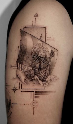 Explore 17 Captivating Viking Ship Tattoo Ideas for 2025: Embrace Norse Heritage & Artistry