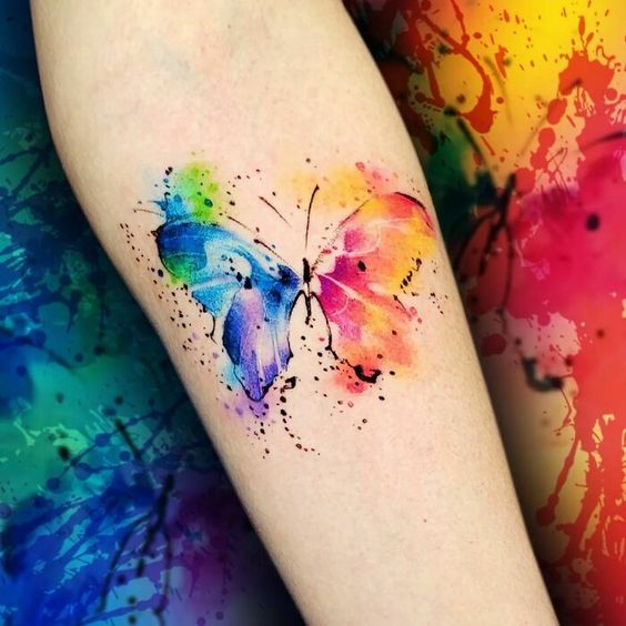 Explore 25 Unique Watercolor Butterfly Tattoo Ideas for 2025: Stunning Designs for Women – Arm, back, and Hand styles
