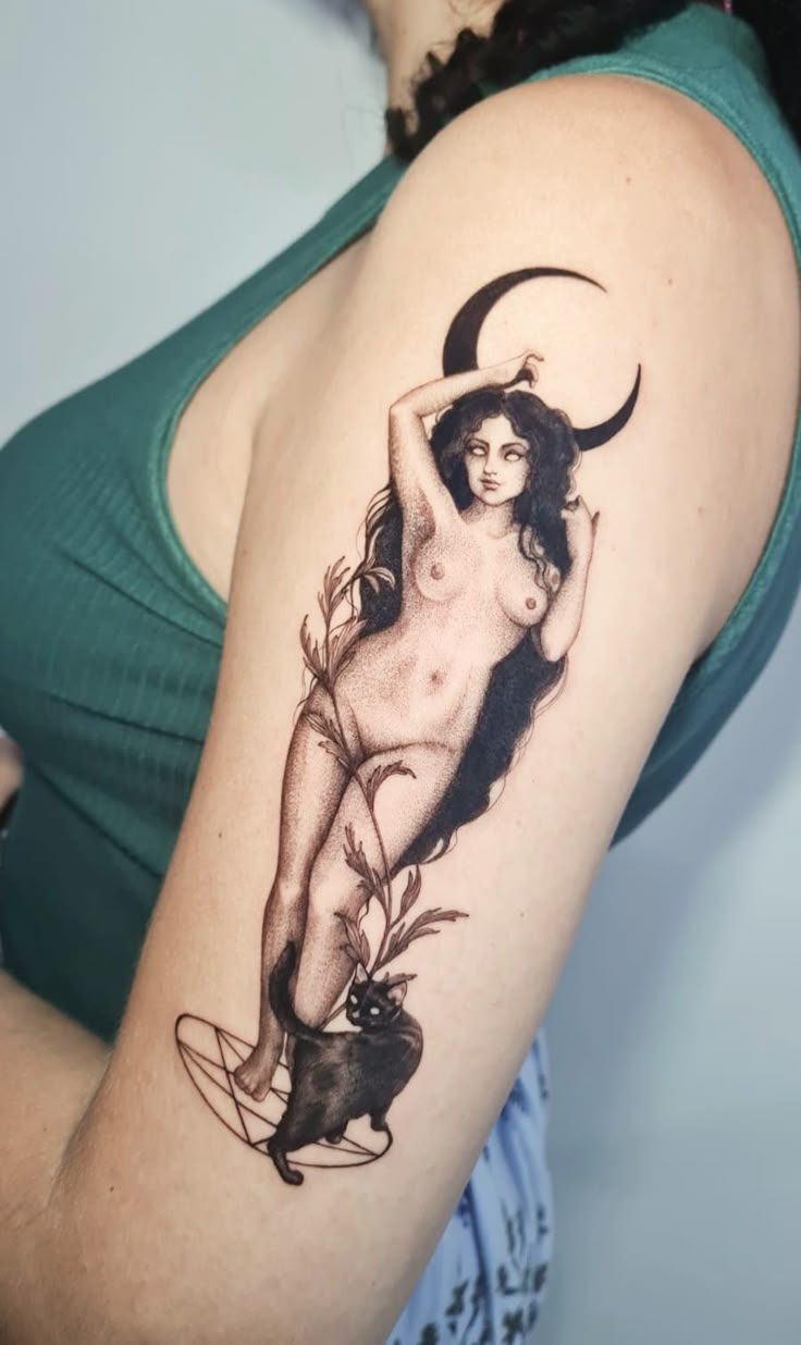 Explore 26 Lilith Tattoo Ideas for 2025: Dark Aesthetic, Black Moon Symbols, Realistic & Blackwork Designs